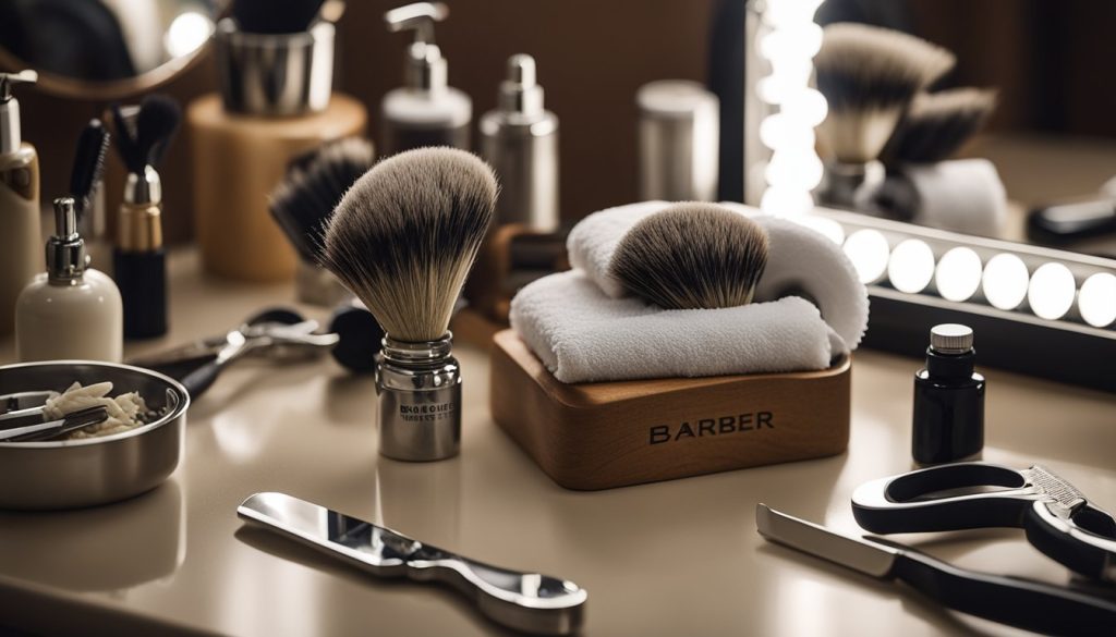 Bilde som illustrerer etterbehandling og hudpleie av barbering.