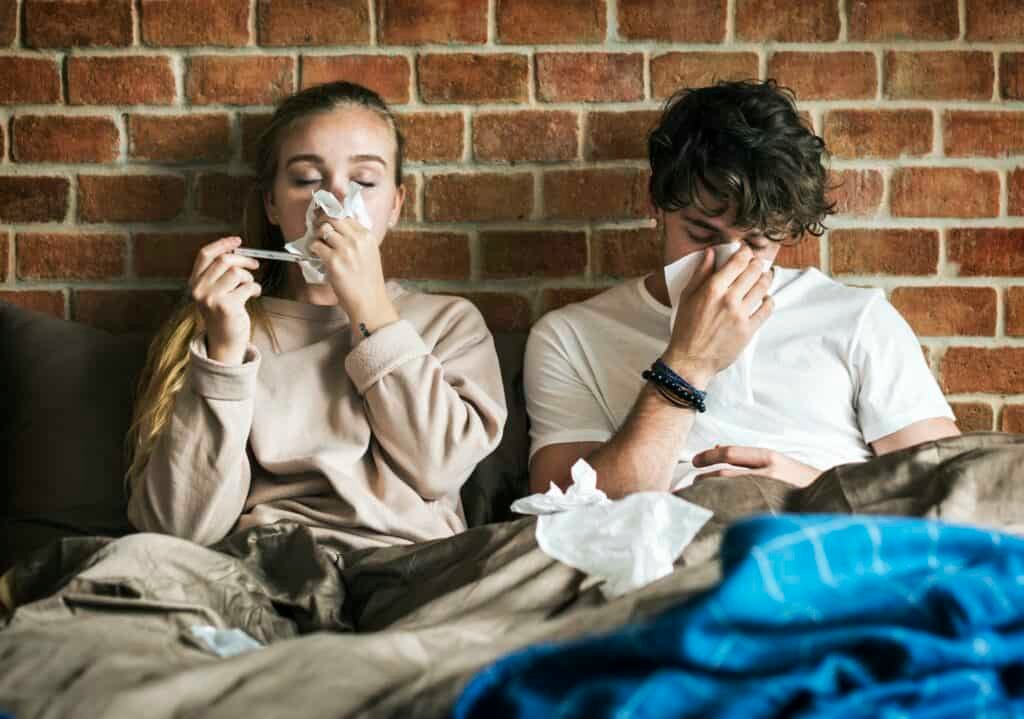 Couple is sick