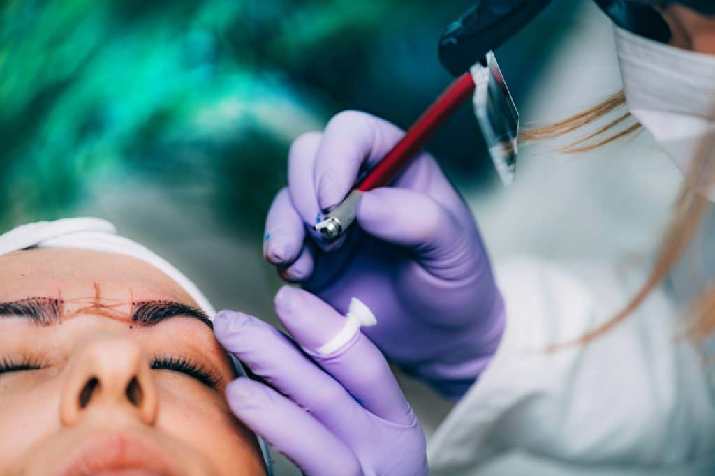 Brow Microblading Cosmetic Procedure